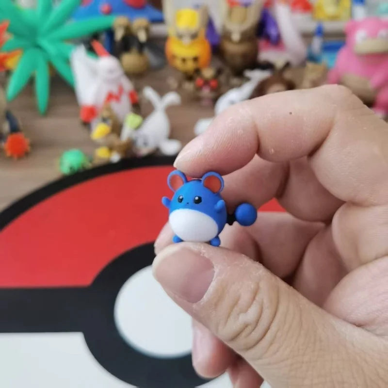 Anime Azumarill Marill Action Figure Proportion World 1:20 Diy 3D Printing Cartoon Character Desktop Statue Birthday Gifts Toy