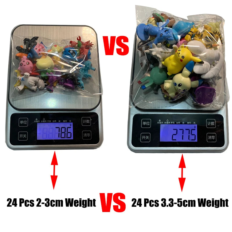 Oversized Pokemon Action Figure Large 3.3-5CM Not Repeating Figures Model Toys Pokémon Figure Pikachu Anime Kids Collect Gifts