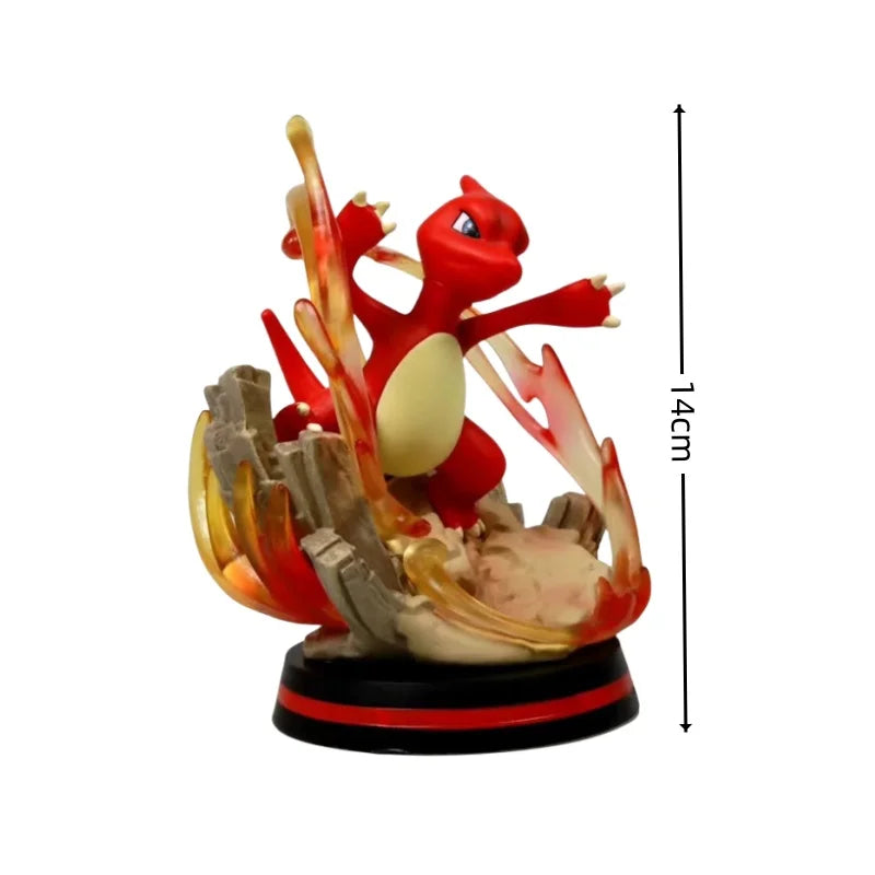 Pokemon Anime Model Toys Koraidon Miraidon Lugia Ho-oh Greninja Lucario Charizard Bulbasaur PVC Figures Cartoon Toys Kids Gifts