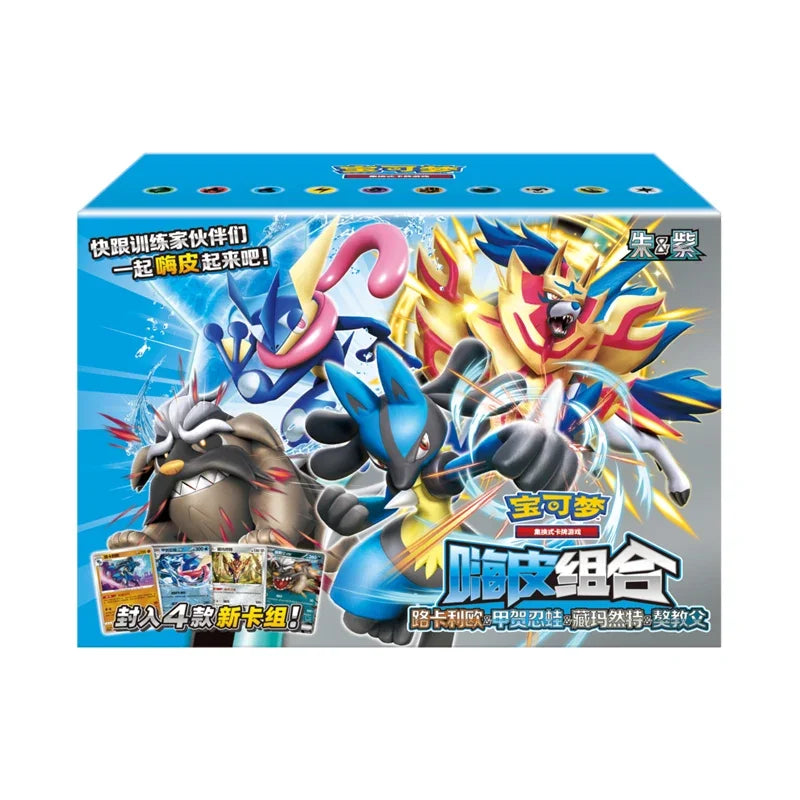 Original Genuine Pokemon Trading PTCG Cards Simplified Chinese 2025 Noon Festival Festival Gift Box Cartoon Game Child Gift