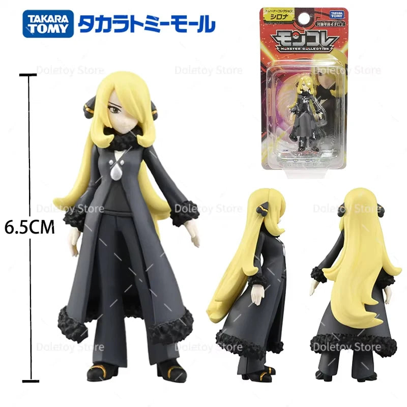 TOMY Pokemon Figure Trainer Ash Ketchum Leon Eevee Jolteon Flareon Leafeon Glaceon Umbreon Original Action Model Birthday Gift