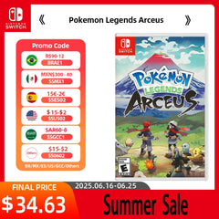 Nintendo Switch Game Deals Platformer Pokemon Legends Arceus Support 13 Languages TV Tabletop Handheld