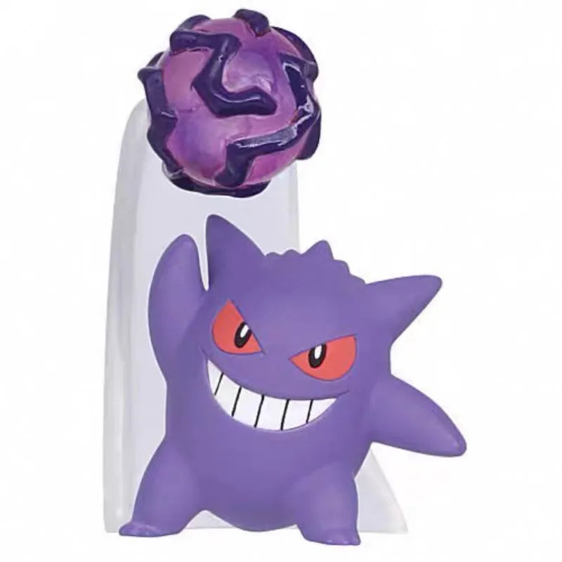 Anime Pokemon Gashapon Toys Cartoon Character Gengar Styling Series PVC Figure Model Decoration Creative Birthday Gifts