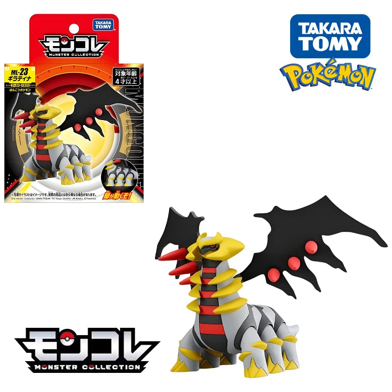 Original Takara Tomy Pokemon Figure Toys Koraidon Rayquaza Palkia Groudon Solgaleo Arceus Charizard Anime Figurine Model Dolls