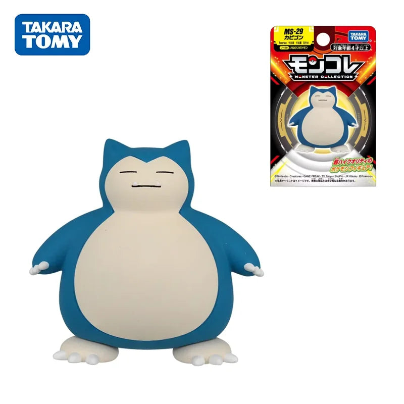 Originanl Tomy Takara Pokemon Action Figurine Toy Snorlax Terapagos Scream Tail Figure Kilowattrel Absol Collection Statue Dolls
