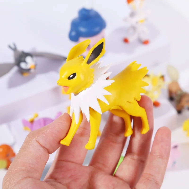 28Pcs/bag Pokemon figure model 5-8cm Pikachu Gengar Charizard Action figure Model collecting toys