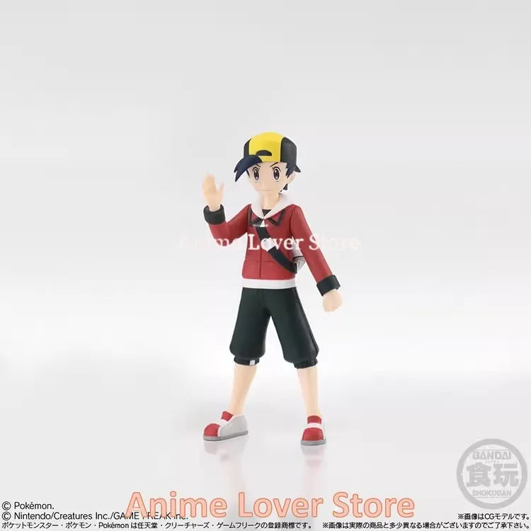 Bandai Original Scale World POKEMON Johto Region Gold Typhlosion Wobbuffet Totodile Togepi Pichu Anime Figure Toys for Kids Gift