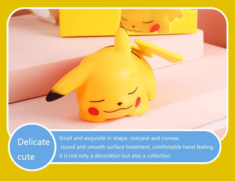 Pokemon Pikachu Squirtle Night Light Glowing Children Toy Pokemon Pikachu Cute Bedside Lamp Children Birthday Christmas Present
