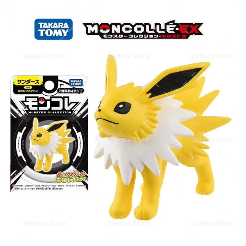 TOMY Pokemon Figure Trainer Ash Ketchum Leon Eevee Jolteon Flareon Leafeon Glaceon Umbreon Original Action Model Birthday Gift