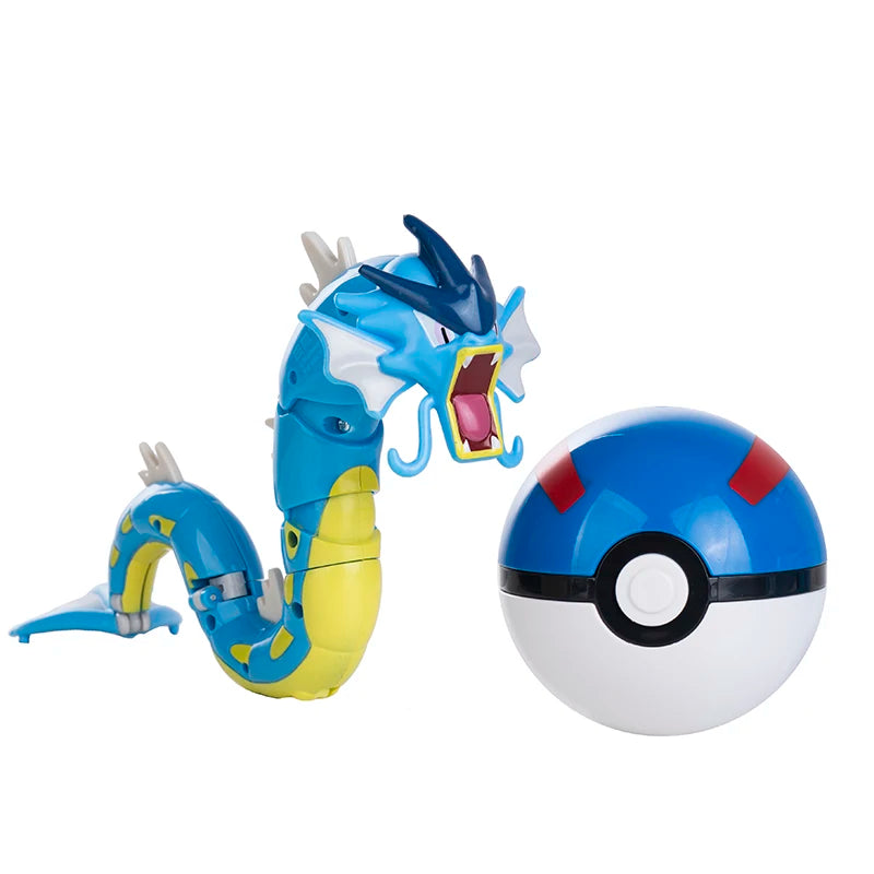 Pokemon Anime Figure Charizard Pikachu Mewtwo Pocket Monster Action Deformation Pokeball Toy Figures Model Kids Christmas Gift