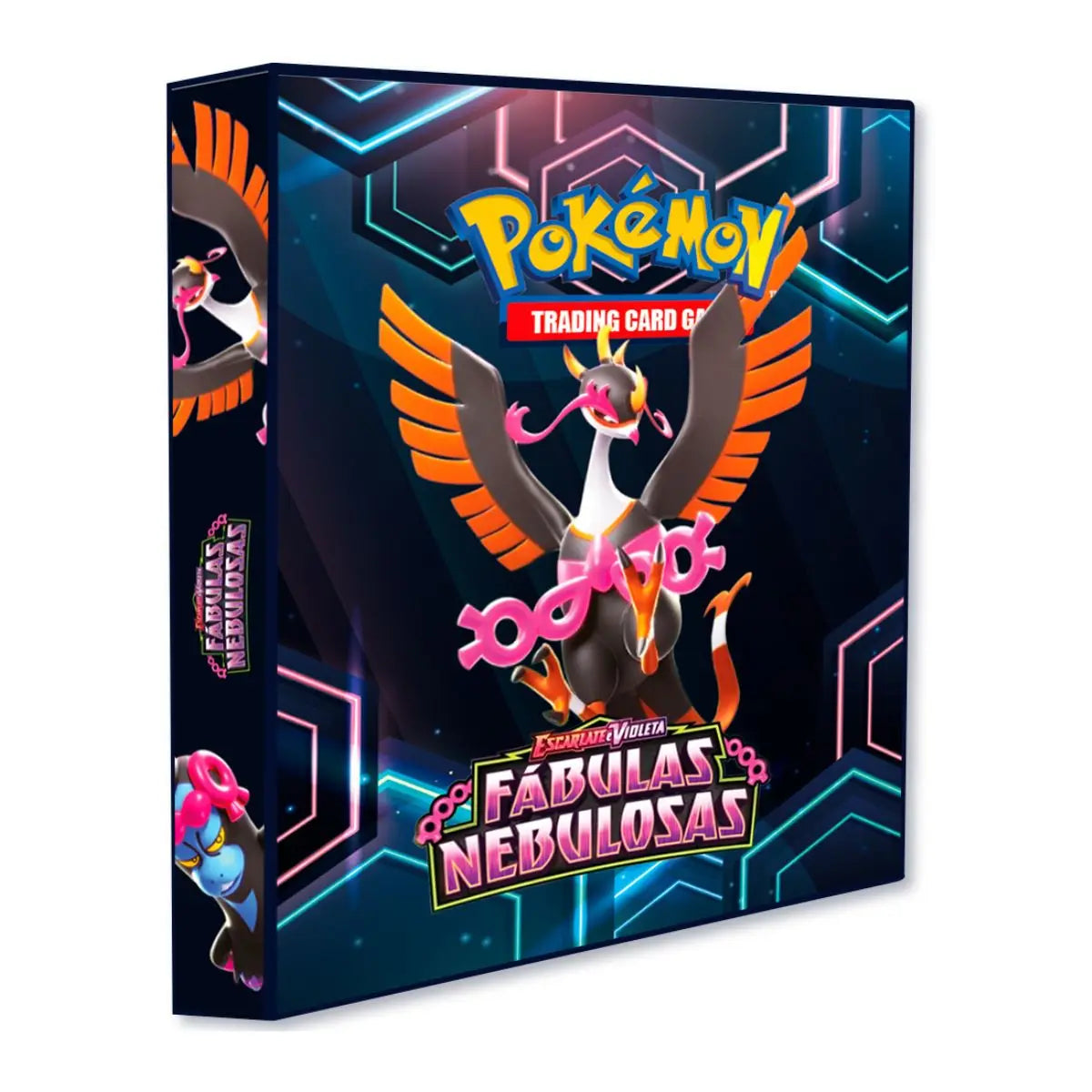 Album Folder Bones Pokemon Scarlet and Violet Fables Nebulous Hard Cover Reinforced Collection Cards