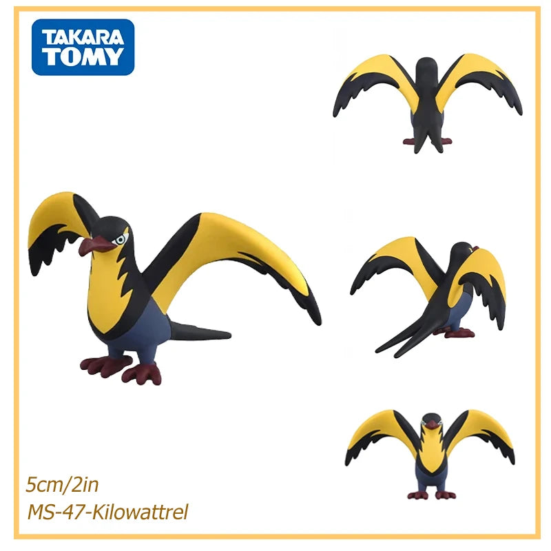 Originanl Tomy Takara Pokemon Action Figurine Toy Snorlax Terapagos Scream Tail Figure Kilowattrel Absol Collection Statue Dolls