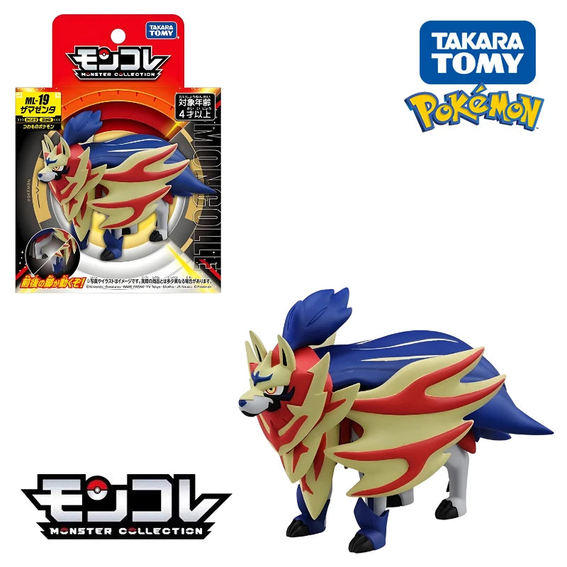Original Takara Tomy Pokemon Figure Toys Koraidon Rayquaza Palkia Groudon Solgaleo Arceus Charizard Anime Figurine Model Dolls