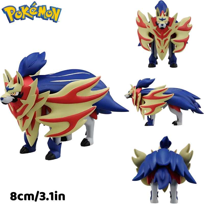 Original Takara Tomy Pokemon Figure Toys Koraidon Rayquaza Palkia Groudon Solgaleo Arceus Charizard Anime Figurine Model Dolls