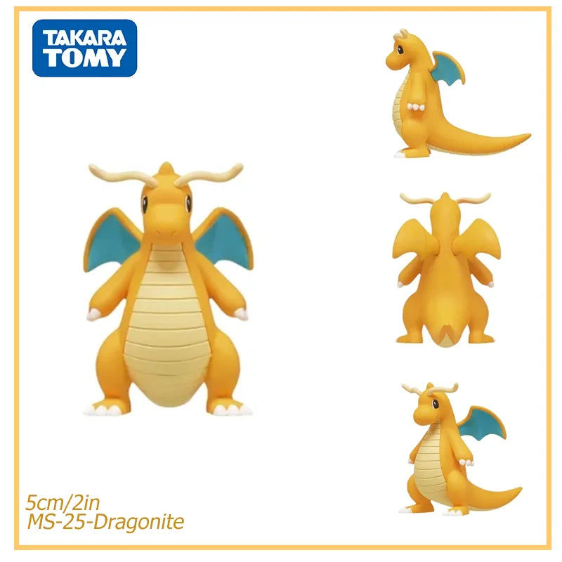 Originanl Tomy Takara Pokemon Action Figurine Toy Snorlax Terapagos Scream Tail Figure Kilowattrel Absol Collection Statue Dolls