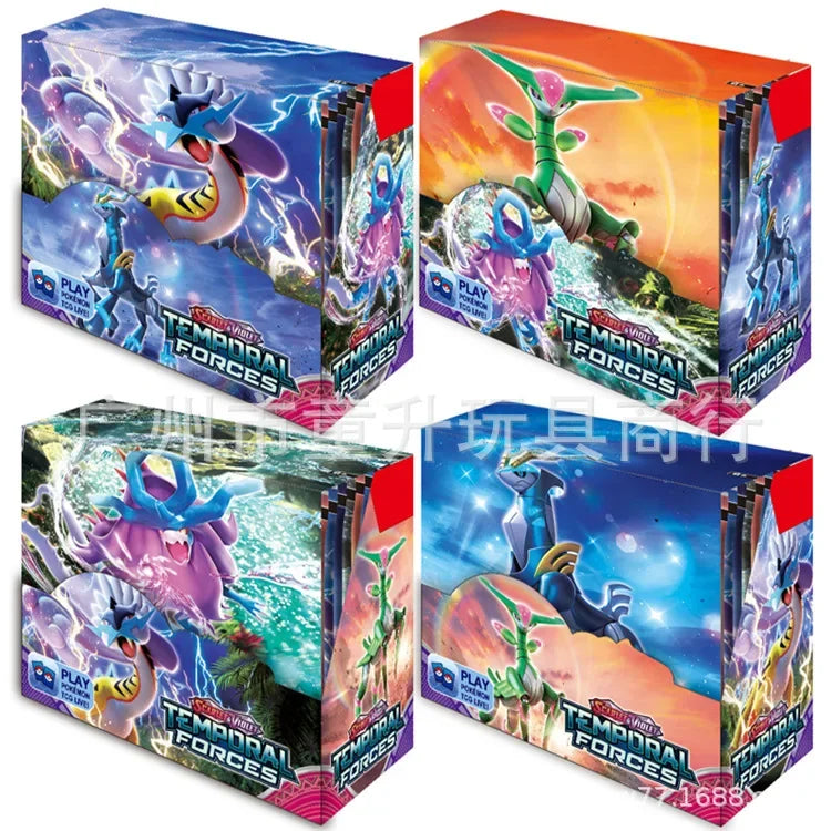 360pcs Pokémon Collection Game Card Booster Card Pack Sword and Shield Series Prismatic Evolutions - Toy Gift Flash Card