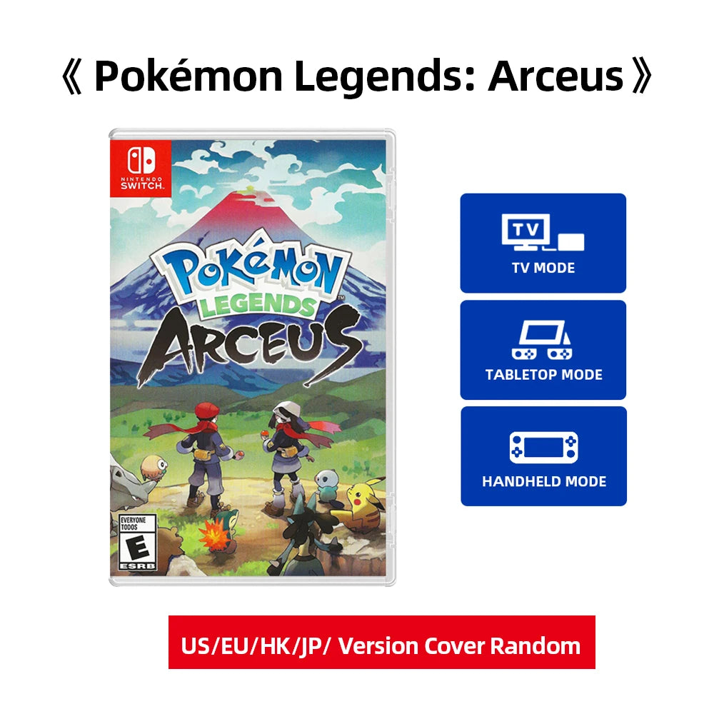 Nintendo Switch Game Deals Platformer Pokemon Legends Arceus Support 13 Languages TV Tabletop Handheld