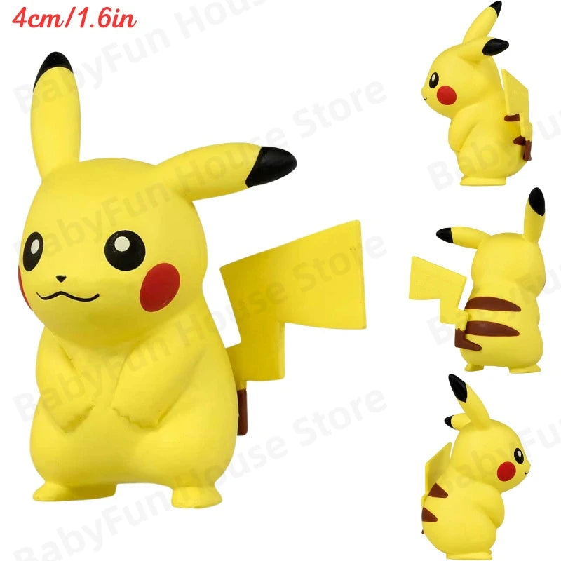 Original Takara Tomy Pokemon Figure Toy Snorlax Scream Tail Keldeo Lycanroc Poke Ball Pikachu Mimikyu Mewtwo Model Dolls Gifts