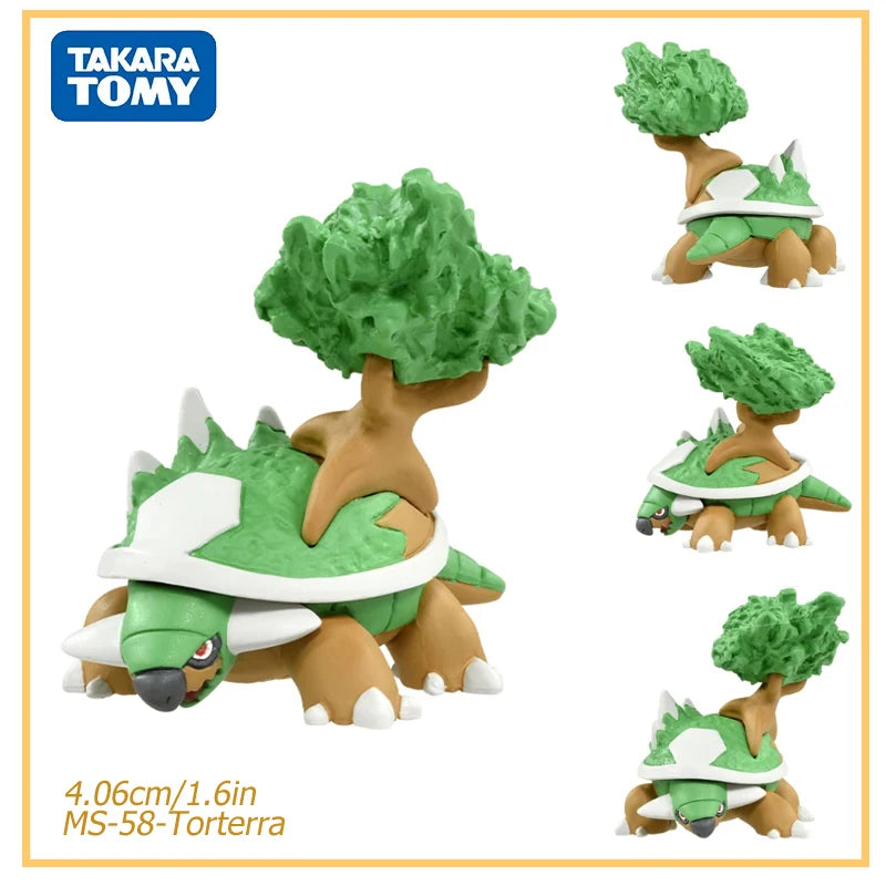 Originanl Tomy Takara Pokemon Action Figurine Toy Snorlax Terapagos Scream Tail Figure Kilowattrel Absol Collection Statue Dolls