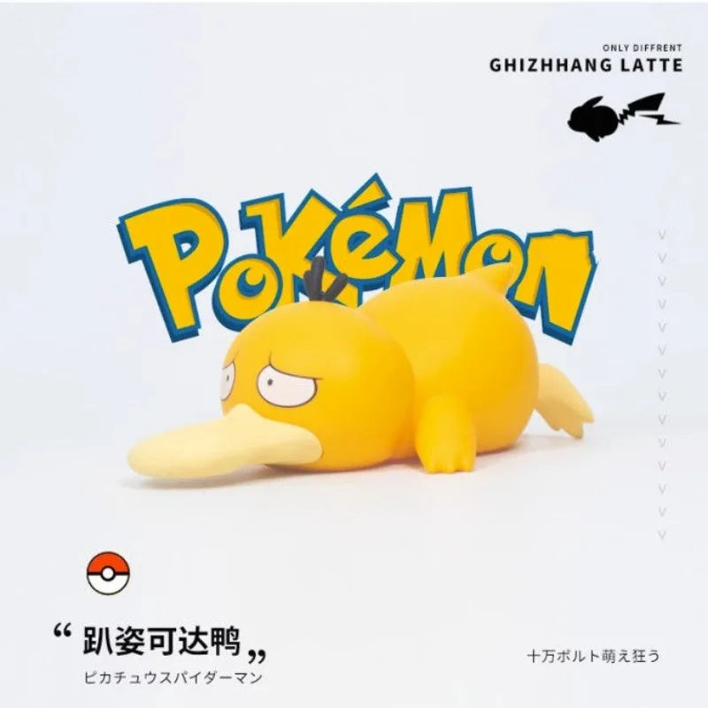 Pokemon Psyduck Duck Figurine Switch Game Action Figure Anime Fashion Accessories Cartoon Model car Decoration birthday gift