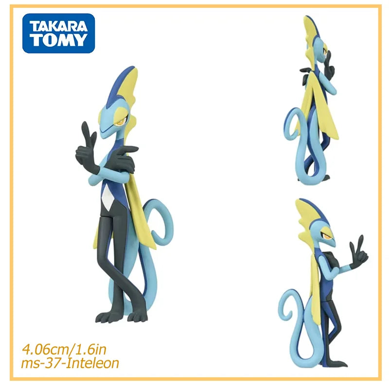 Originanl Tomy Takara Pokemon Action Figurine Toy Snorlax Terapagos Scream Tail Figure Kilowattrel Absol Collection Statue Dolls
