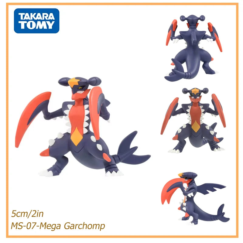 Originanl Tomy Takara Pokemon Action Figurine Toy Snorlax Terapagos Scream Tail Figure Kilowattrel Absol Collection Statue Dolls