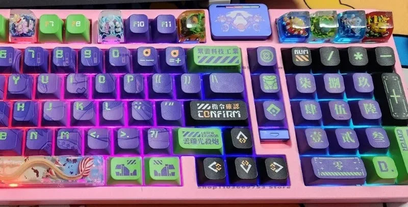 Pokemon Anime Character Snorlax Resin Keycaps Micro Landscape Handmade Customized Personalized Gifts Mechanical Keyboard Keycaps