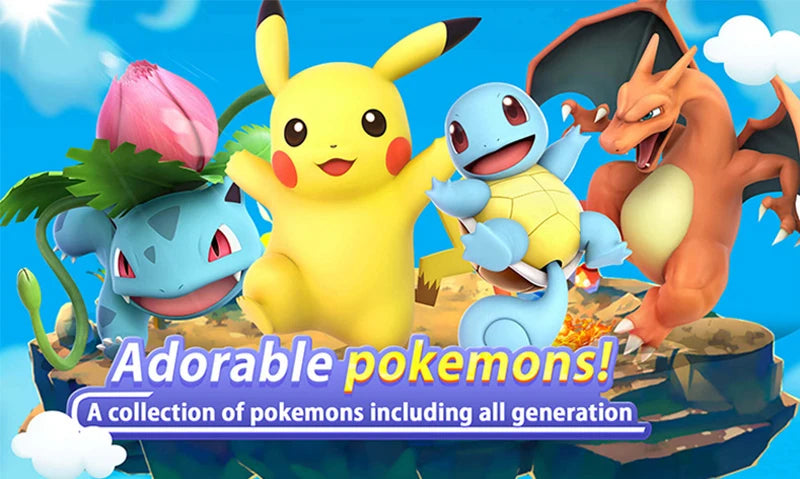24-144pcs Pokemon Figurine Model Lot Bulk Buy Mini Small Styles Pikachu Anime Figure Doll Kawaii Toy Gift Birthday Kids Pack Bag
