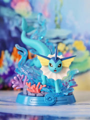 Anime Pokemon Funism Original Adventure Eevee Family Suit Blind Box Jolteon Sylveon Action Figure Collection Model Kids Toy Gift