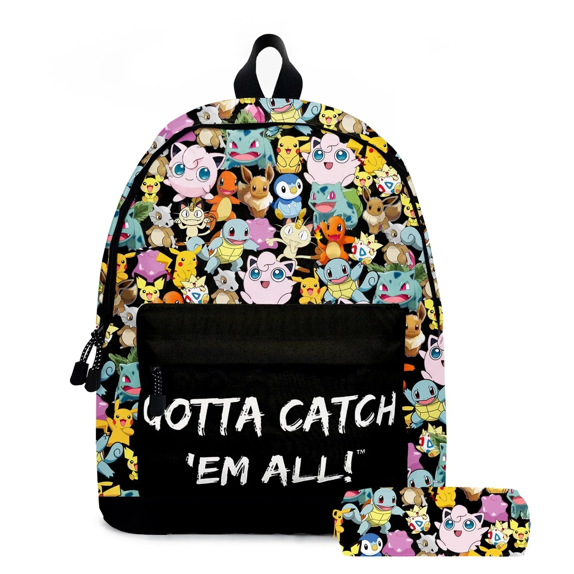 Pokemon School Bags Backpacks Pikachu Anime Figures Kids Bags Big Capacity Travel Bag Girls Boys Christmas Gifts Toys