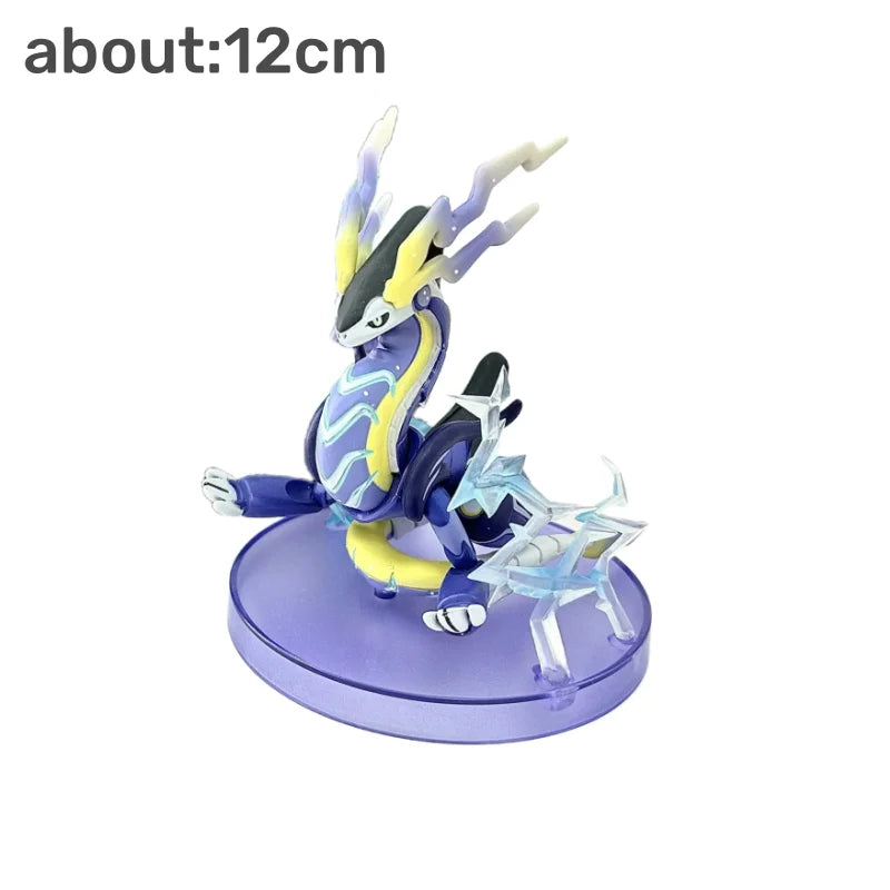Pokemon Anime Model Toys Koraidon Miraidon Lugia Ho-oh Greninja Lucario Charizard Bulbasaur PVC Figures Cartoon Toys Kids Gifts