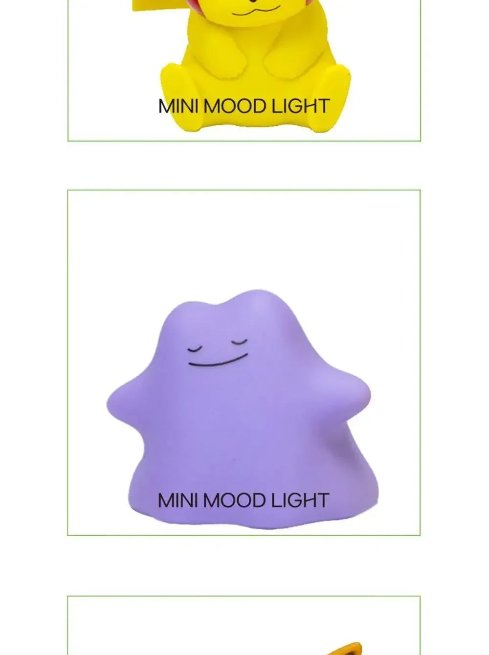 Pokemon Pikachu Snorlax Cartoon Night Light Creative Mini Bedroom Bedside Light Cute Eevee Ditto Night Light Birthday Gift