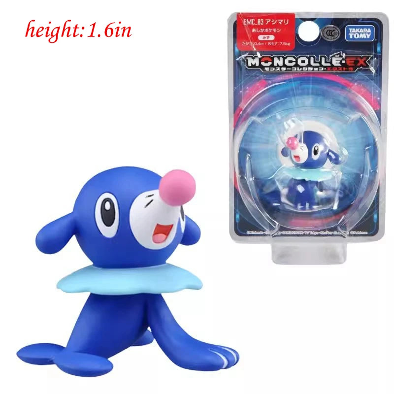 ORIGINAL Pokemon Anime Figure Toy Pikachu Gengar Charizard Dragonite Lucario Psyduck Eevee Cartoon Figurine Model  Decor Gift