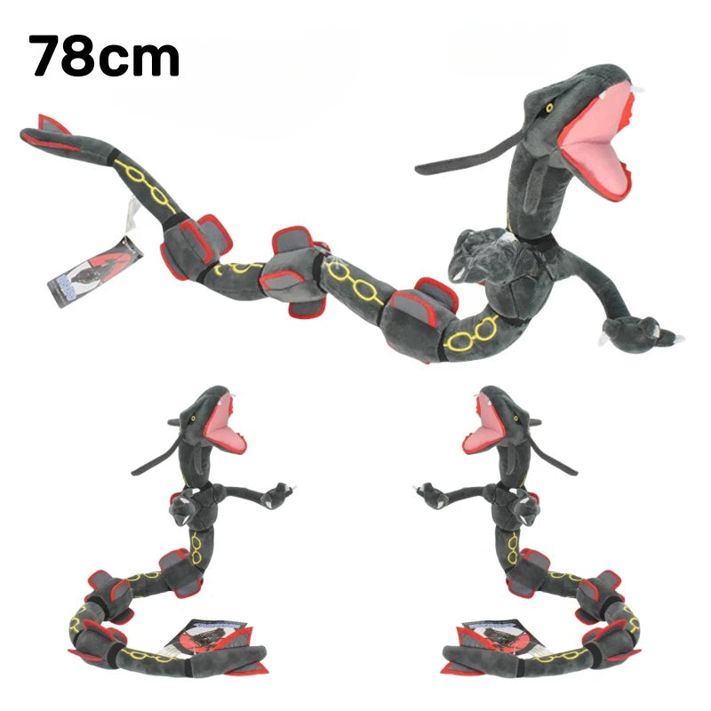 Pokemon Plush Toy Anime Character Dolls CharizardX&Y Eevee Greninja Lucanroc Lucario Rayquaza Gyarados Children's Plush Toy