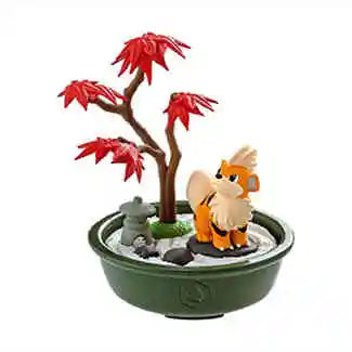 Original Re-Ment Pokemon Bonsai Collection 2 Little Four Seasons Story Vinyl Face Blind Box Toy Squirtle Ornaments Toys Gifts