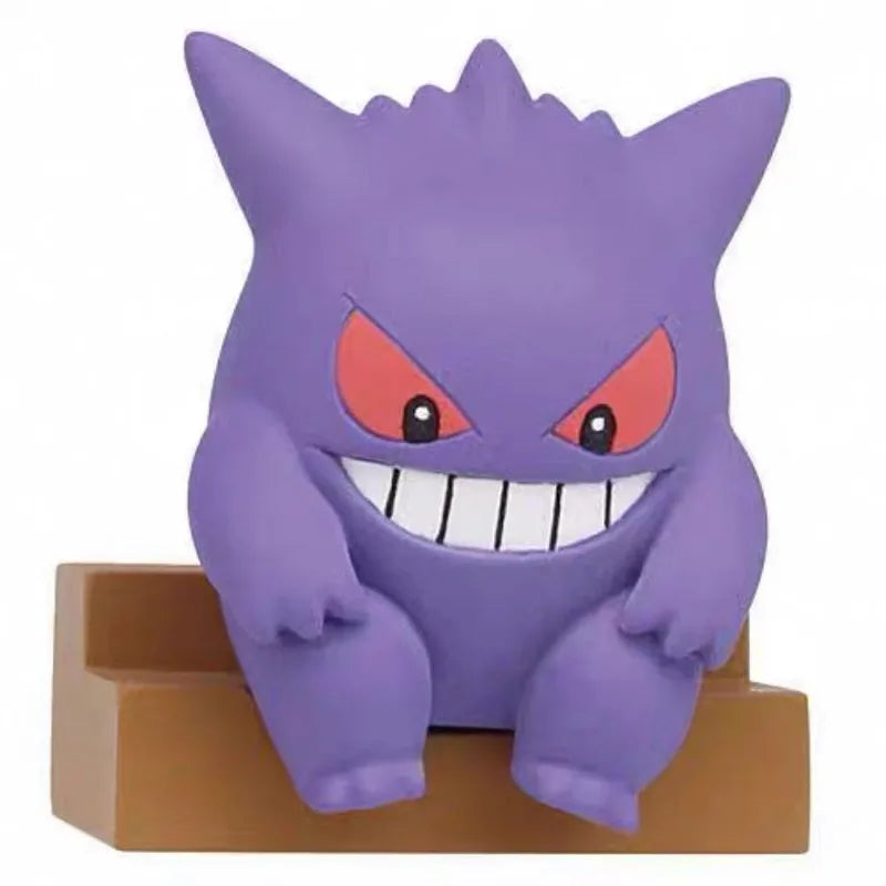 Anime Pokemon Gashapon Toys Cartoon Character Gengar Styling Series PVC Figure Model Decoration Creative Birthday Gifts