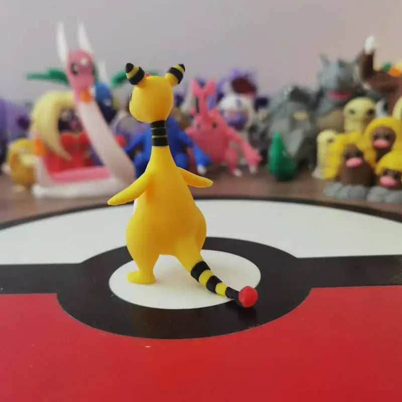 1:20 Anime Mareep Flaaffy Ampharos Figure Proportion World Diy 3D Printing Cute Cartoon Character Desktop Model Children Gift