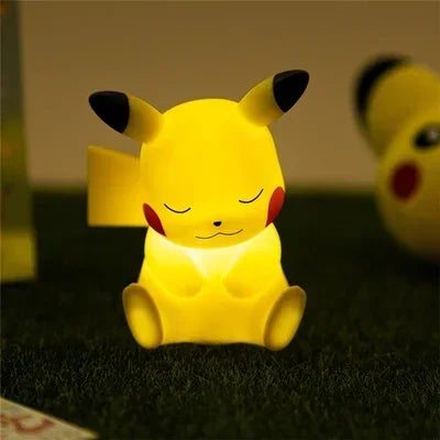 Pokemon Pikachu Snorlax Cartoon Night Light Creative Mini Bedroom Bedside Light Cute Eevee Ditto Night Light Birthday Gift