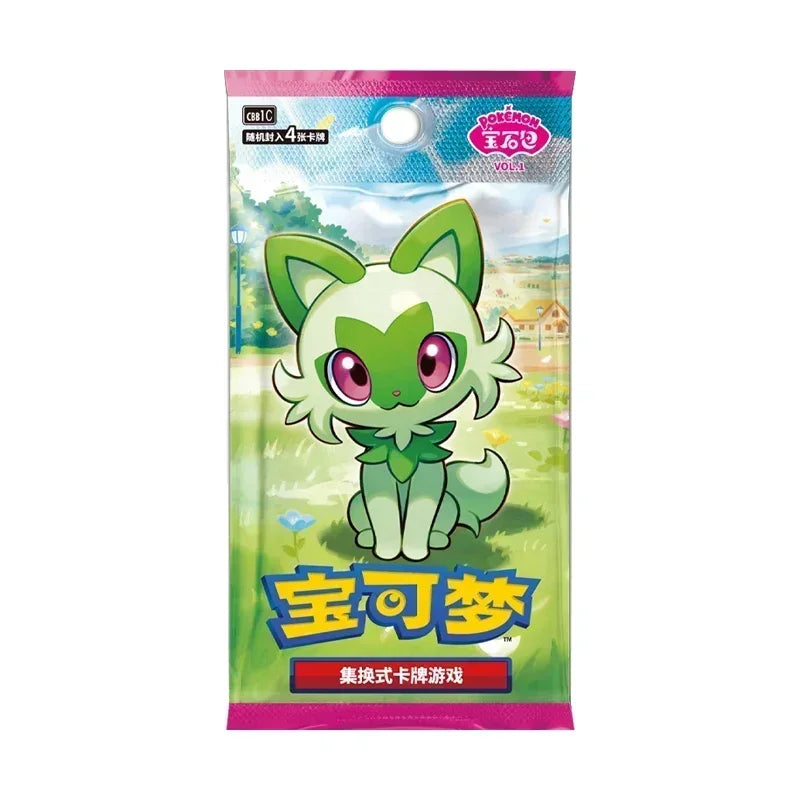 In Stock 100% Original Pokemon Cards Vol.1 Scarlet and Violet Trading PTCG Bag Box Hi Deck Ibrahimovic Pikachu Card Custom Toys