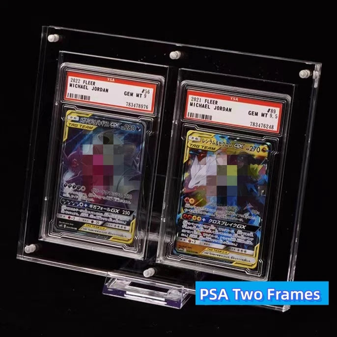 PTCG Pokemon Anime Character Acrylic High Transparent Rating Card Brick Box Storage Box Display Stand Protects Against Dust