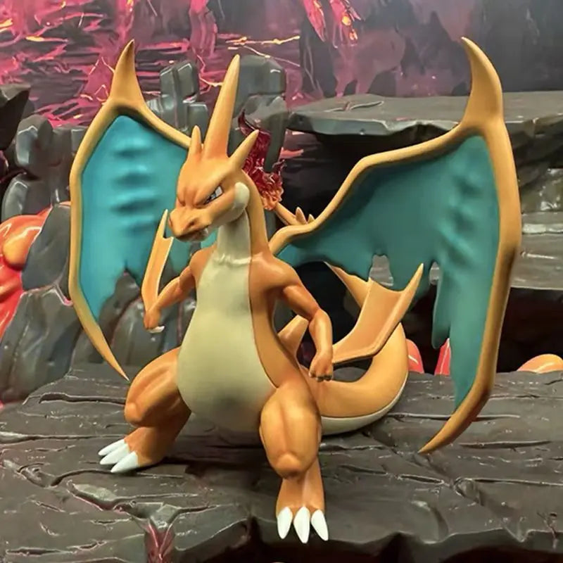 11cm Pokemon Charizard Anime Figure Model Gk Popular Statue Collection Desktop Decoration Doll Toys Gifts