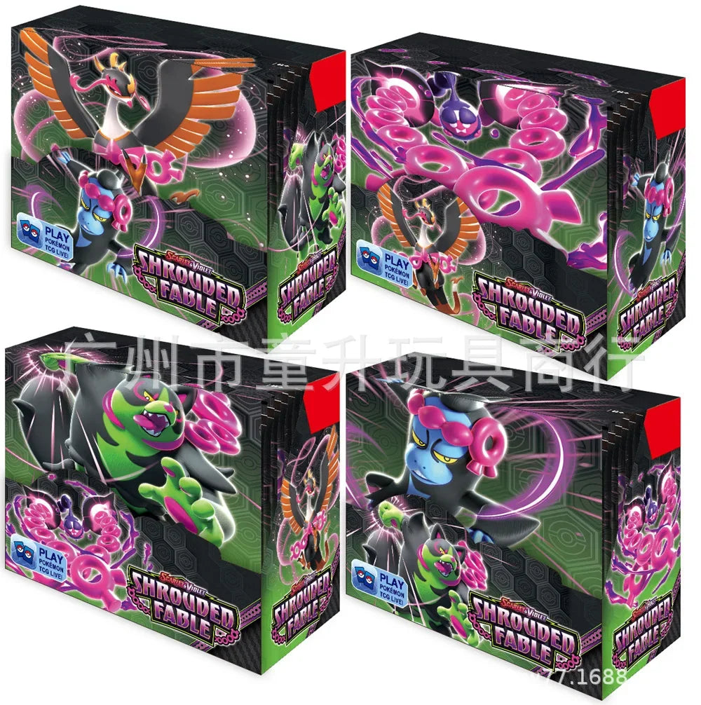 360pcs Pokémon Collection Game Card Booster Card Pack Sword and Shield Series Prismatic Evolutions - Toy Gift Flash Card