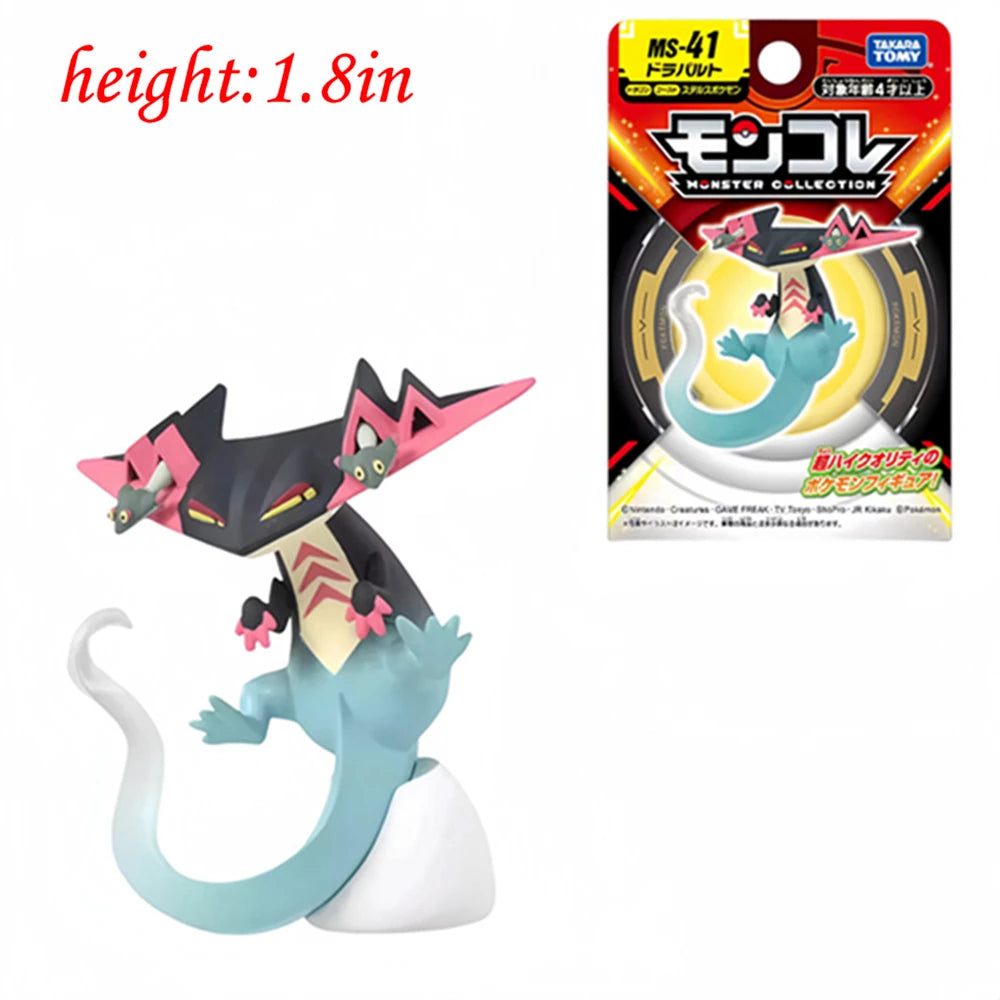ORIGINAL Pokemon Anime Figure Toy Pikachu Gengar Charizard Dragonite Lucario Psyduck Eevee Cartoon Figurine Model  Decor Gift