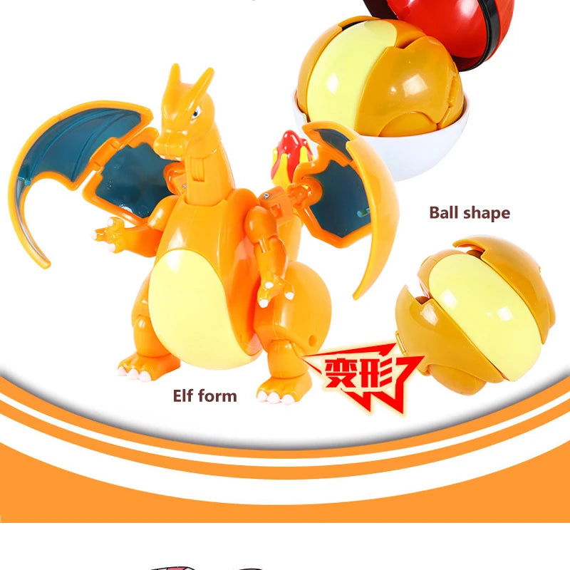 Pokemon Pokeball Box Set Toys Pocket Monster Pikachu ASH-Greninja Lucario Eevee Anime Action Figure Model Toy Gifts