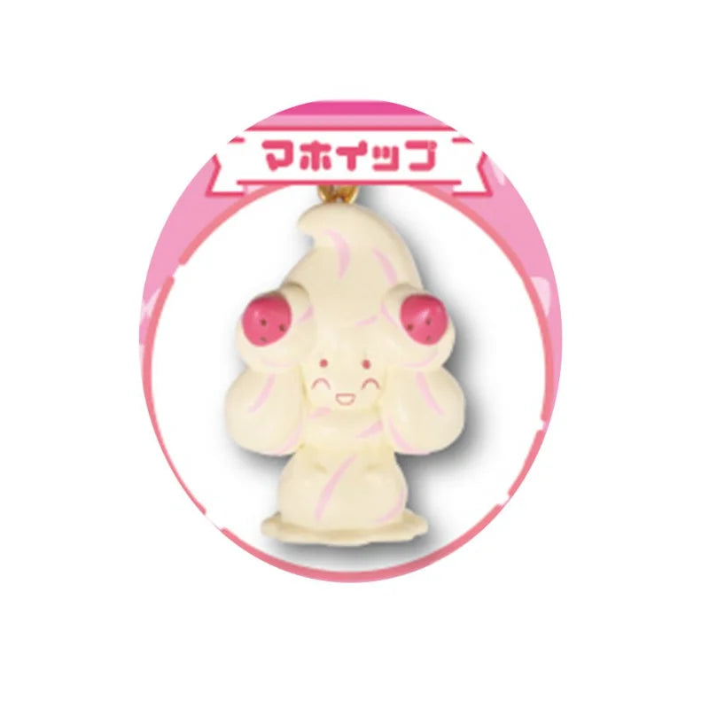 Anime Pokemon Gashapon Toys Elf Pendant Series 9 Swirlix Milcery Cleffa Togepi Alcremie Cartoon Figure Model Decoration Gifts