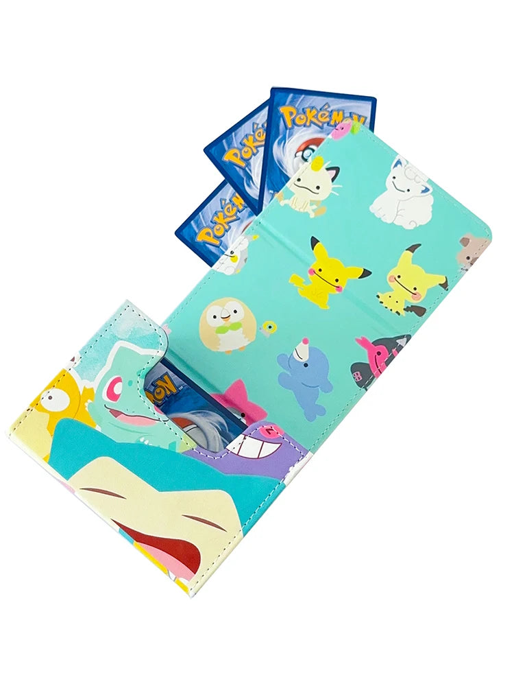 Anime Pokemon Gengar Deck Box The Starry Night Style Yugioh WS OCG PTCG Trading Cards Pu Leather Storage Collection Box 110+