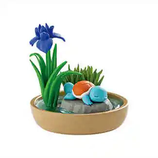 Original Re-Ment Pokemon Bonsai Collection 2 Little Four Seasons Story Vinyl Face Blind Box Toy Squirtle Ornaments Toys Gifts