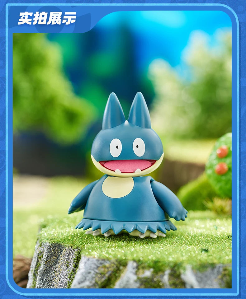 Original BLOKEES Pokemon Slowpoke Bulbasaur Squirtle Charcadet Snorlax Pikachu Blind Box Surprise Action Figure Anime Doll Toys