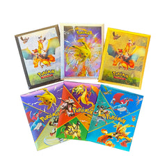 10Pcs Pokemon Cards English French German Spanish Colorful Gold Foil Vmax EX GX Black Silver Card Pikachu Battle Collection Card