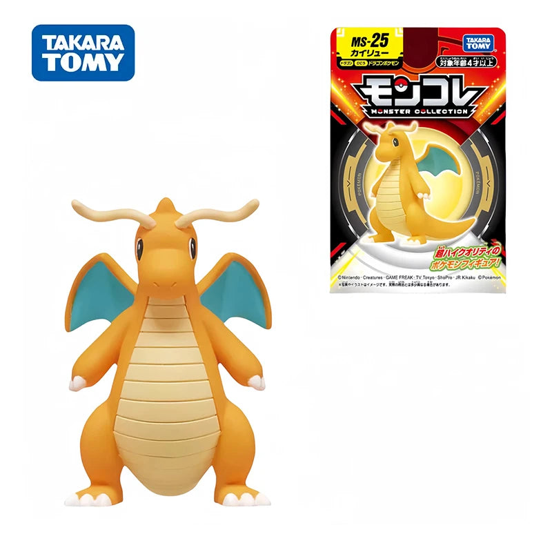 Originanl Tomy Takara Pokemon Action Figurine Toy Snorlax Terapagos Scream Tail Figure Kilowattrel Absol Collection Statue Dolls
